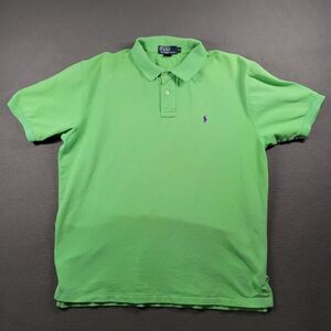Vintage Ralph Lauren Polo Shirt Mens‎ XL Purple Pony Preppy Made in USA